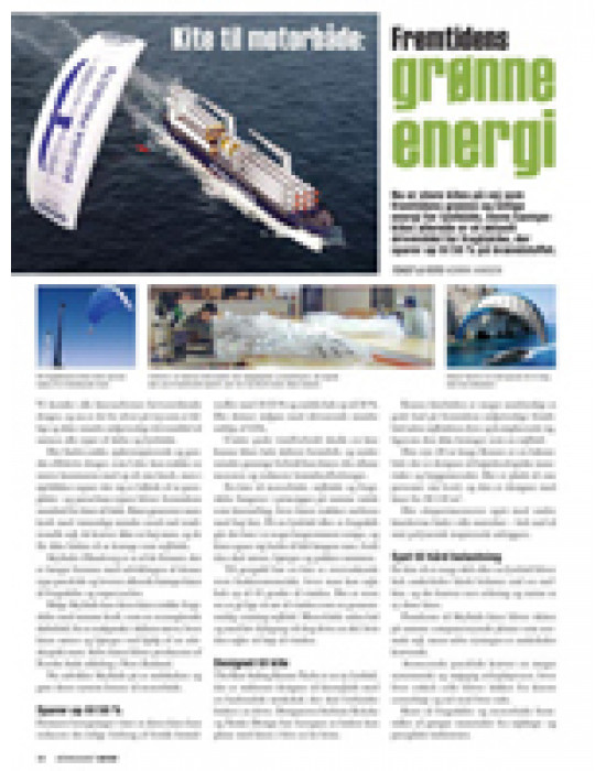 Kite til motorbåde: Fremtidens grønne energi